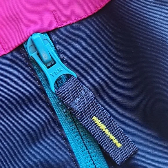 Polarn O. Pyret Pink & Blue All Weather Outdoor Utility Jacket 104 3-4Y - Picture 3 of 10